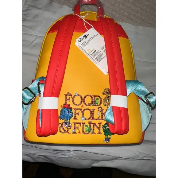 Loungefly McDonald's Small Fry Large Backpack, BNWT - Picture 4 of 5